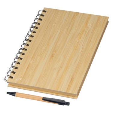 Logo trade promotional merchandise image of: A5 notebook PISA