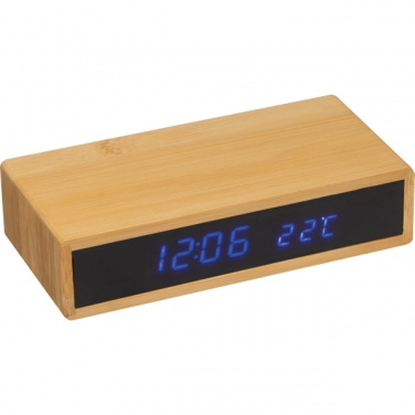 Logo trade promotional items image of: Desk clock TRONDHEIM