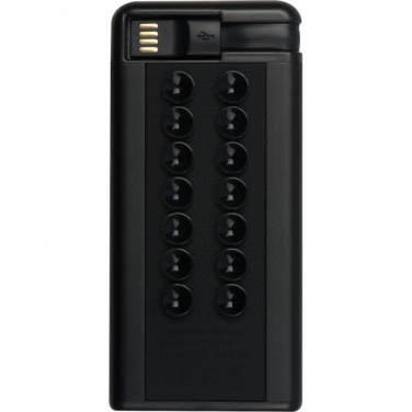 Logo trade promotional merchandise picture of: Powerbank 4000 mAh CHIETI