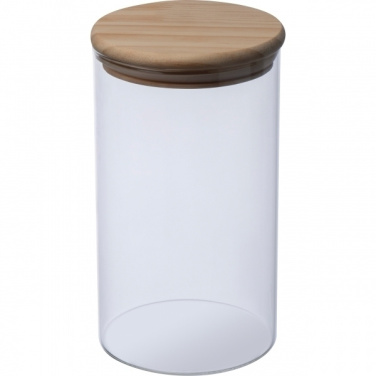 Logotrade promotional item image of: Borosilicate container ONTARIO 1000 ml