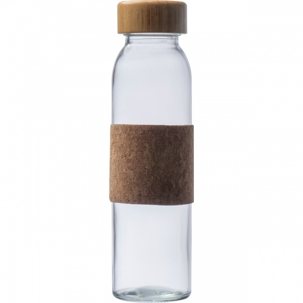 Logotrade promotional giveaway image of: Glass bottle SKOPJE 500 ml