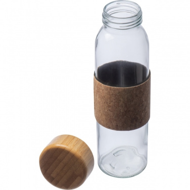 Logotrade promotional item image of: Glass bottle SKOPJE 500 ml