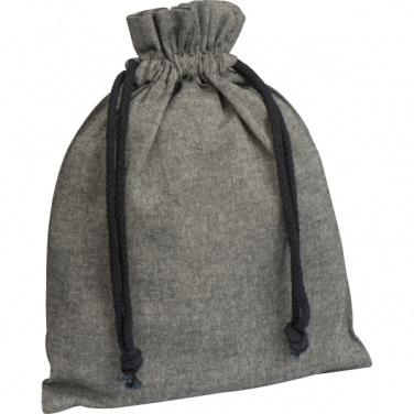 Logo trade promotional product photo of: Recycled cotton bag PASADENA