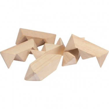 Logo trade promotional gifts image of: Wooden puzzle TOULOUSE