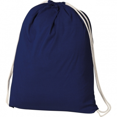 Logo trade promotional merchandise picture of: Cotton gym bag BUDAPEST