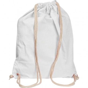 Logotrade advertising product picture of: Cotton gym bag CARLSBAD