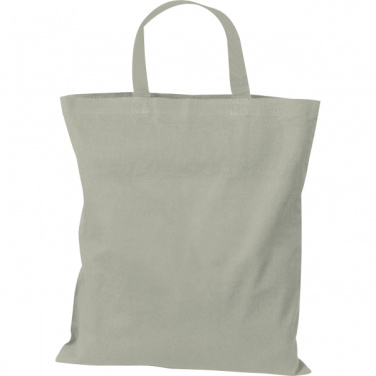 Logo trade promotional gift photo of: Cotton bag with short handles BREGENZ