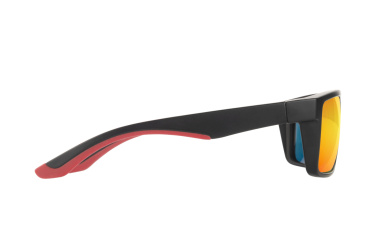 Logo trade promotional merchandise picture of: Sunglasses IRAVADI Schwarzwolf