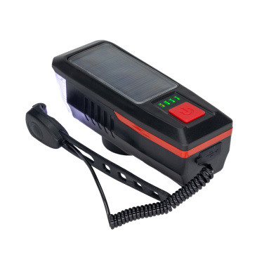 Logo trade promotional giveaway photo of: Solar bike light with horn, MC-5