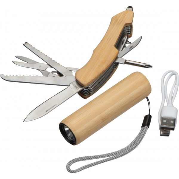 Logotrade promotional items photo of: Set Torch and pocket knife OLDHAM