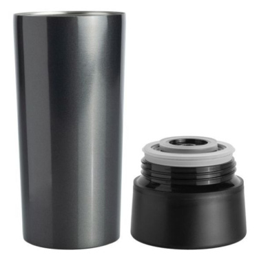 Logo trade corporate gift photo of: Thermo mug ARANSOL 300 ml Schwarzwolf