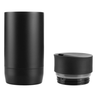 Logo trade promotional merchandise picture of: Thermo mug ADRASAN 240 ml Schwarzwolf