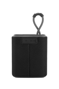Logotrade promotional item picture of: Waterproof bluetooth speaker HARDEOL Schwarzwolf