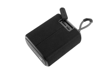 Logotrade promotional giveaway image of: Waterproof bluetooth speaker HARDEOL Schwarzwolf