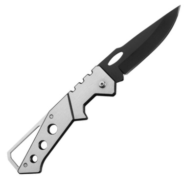 Logo trade promotional merchandise picture of: Folding knife GEDIZ Schwarzwolf