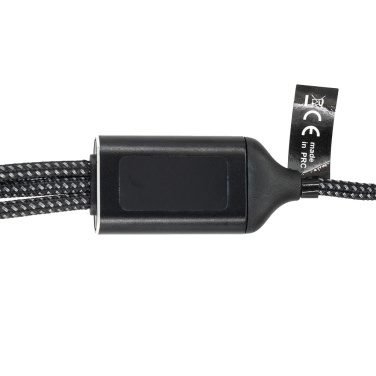Logotrade corporate gifts photo of: 3 in 1 cable with elighted logo Pierre Cardin