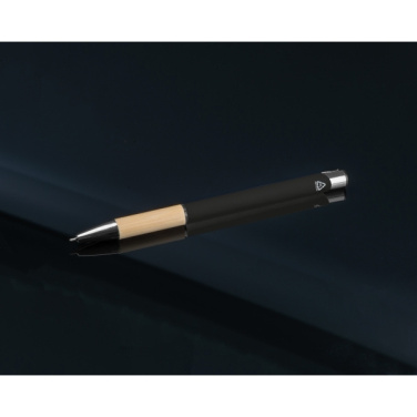 Logo trade promotional giveaways image of: Recycled ballpoint pen Naples