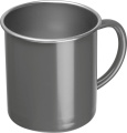 Steel cup Trezzo, dark grey