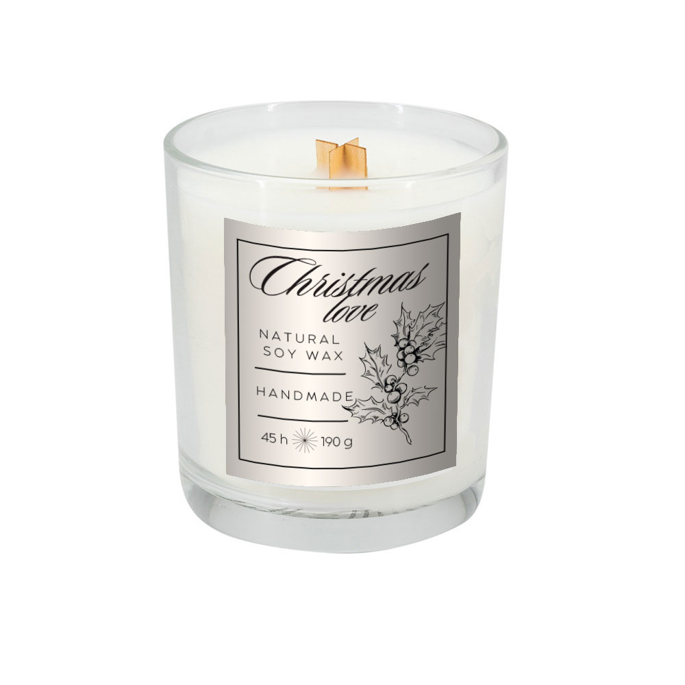 Logotrade business gifts photo of: Soy candle 190g Christmas love