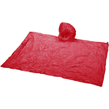 Logo trade promotional merchandise picture of: Xina rain poncho in storage ball with keychain