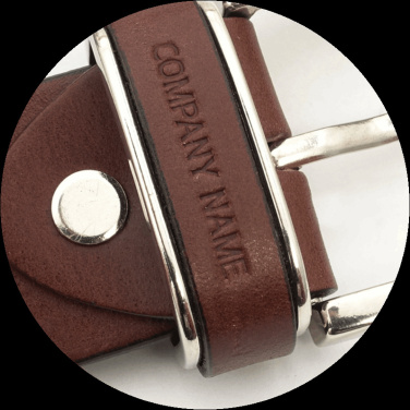 Logo trade promotional items picture of: Leather belt 502035000