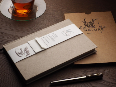 Logo trade promotional product photo of: Recycled Tea Notebook 209734000