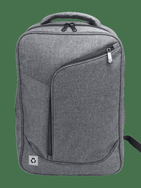 Logo trade promotional products image of: ECO backpack RPET 126815900