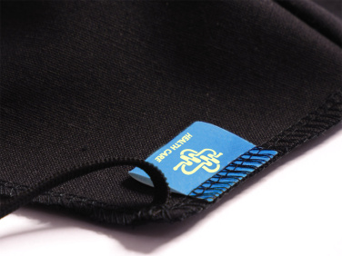 Logotrade promotional item image of: BLACK-BLACK cotton face mask 140116500