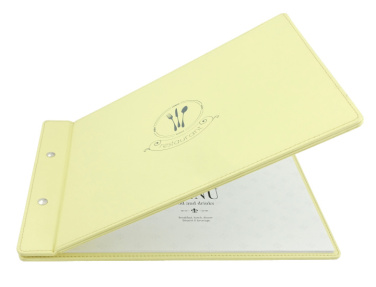 Logo trade promotional merchandise picture of: Menu cover 1083119