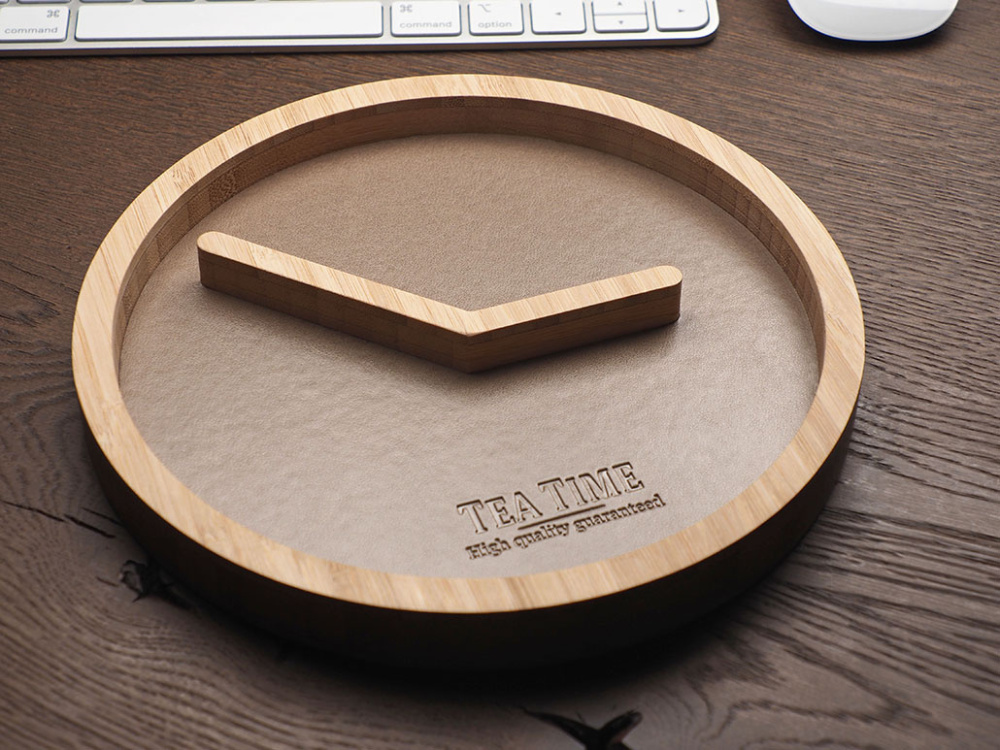 Logo trade promotional gifts image of: Wooden organiser 1843292