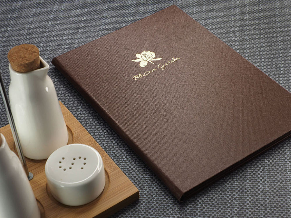 Logo trade promotional giveaways picture of: Menu cover 1719280