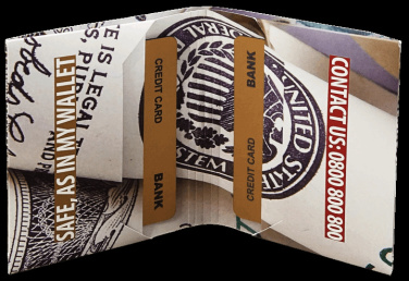 Logo trade promotional giveaways picture of: Origami wallet 998117