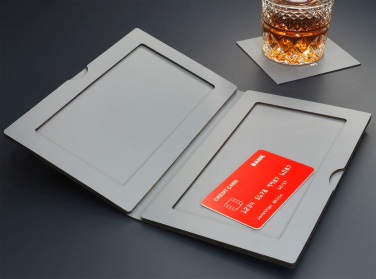 Logo trade business gifts image of: Bill holder 1157094