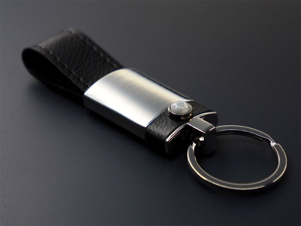 Logotrade promotional merchandise picture of: Moonstone Keyring 1295095