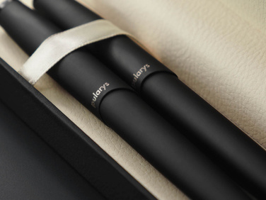 Logo trade promotional gifts picture of: Agate stone Pen set 1289036