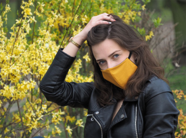 Logotrade corporate gift image of: VENUS PRO cotton face mask with a pocket an HEPA filter 1378165