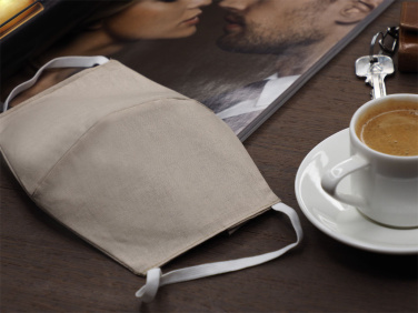 Logotrade promotional item picture of: VENUS PRO cotton face mask with a pocket an HEPA filter 1378165