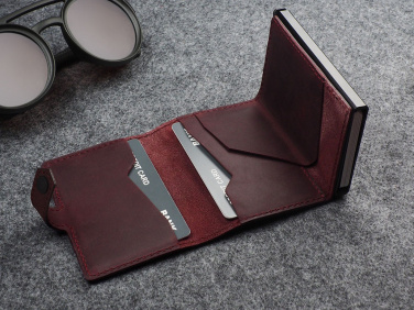 Logotrade promotional item picture of: RFID wallet - Hunter Leather 2109284