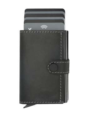 Logotrade promotional item picture of: RFID wallet - Hunter Leather 2109284