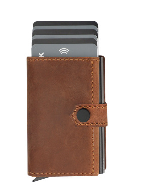 Logotrade promotional product picture of: RFID wallet - Hunter Leather 2109284