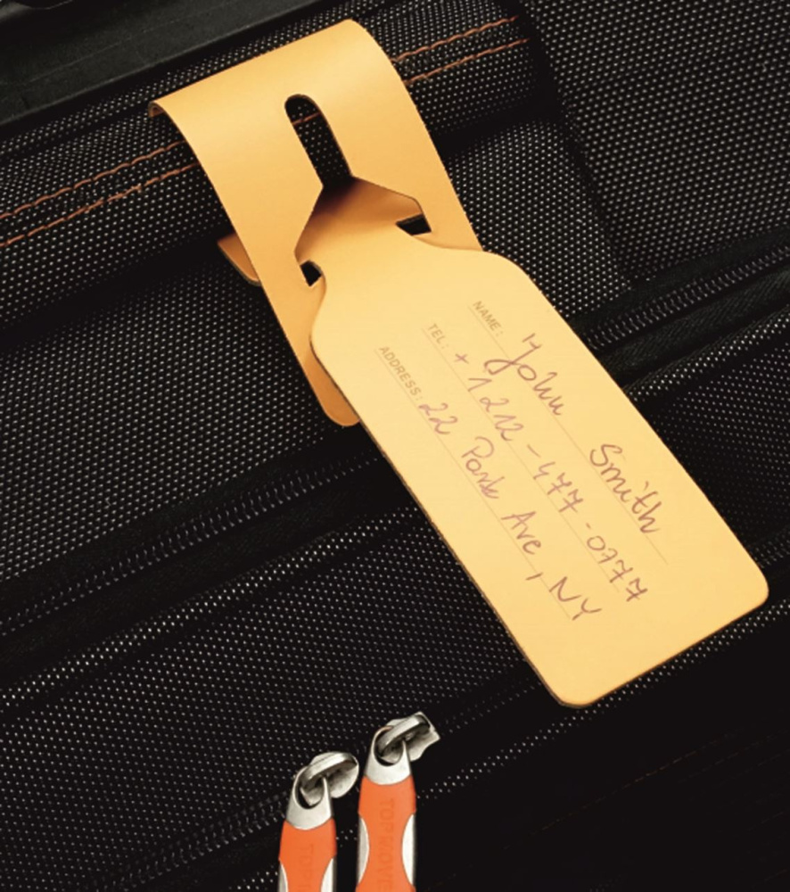 Logo trade promotional merchandise photo of: Luggage tag 969094