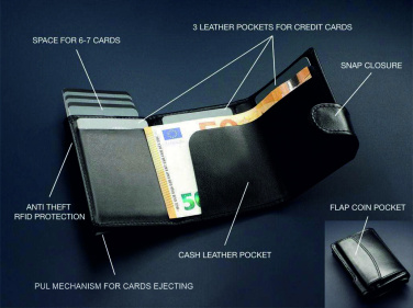 Logo trade promotional giveaways image of: RFID wallet 1226131