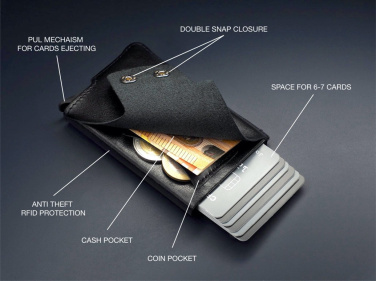 Logo trade advertising product photo of: RFID wallet 545131