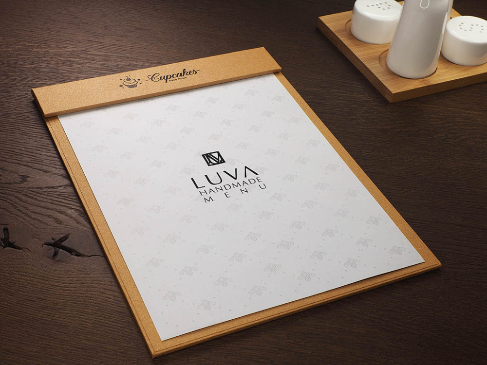 Logo trade advertising products picture of: Menu cover 1241280