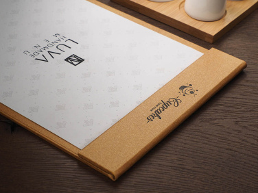Logo trade promotional merchandise image of: Menu cover 1241280
