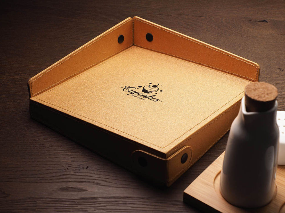 Logo trade promotional merchandise photo of: Napkin box 1662280