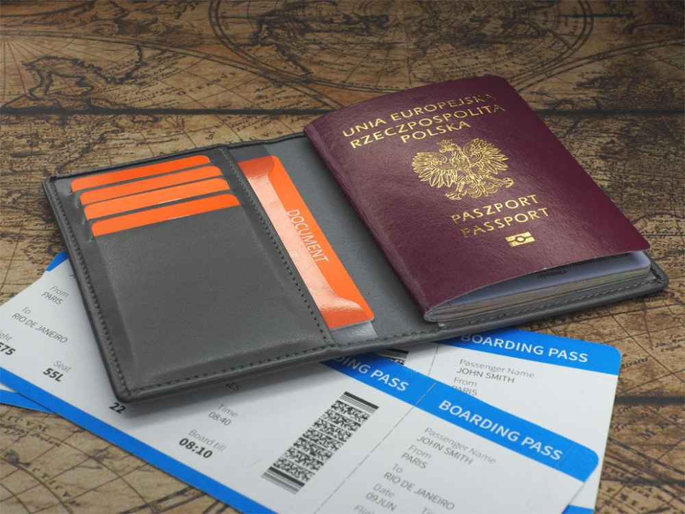Logotrade promotional gift image of: RFID passport case 1301119