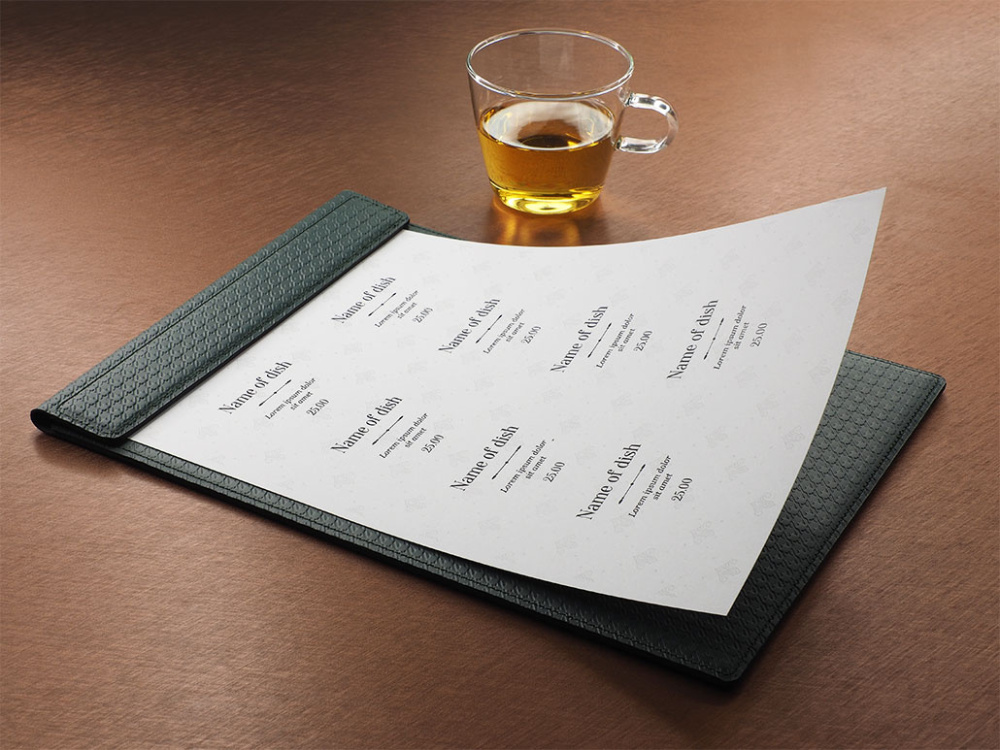 Logotrade corporate gift picture of: Menu cover 1241239