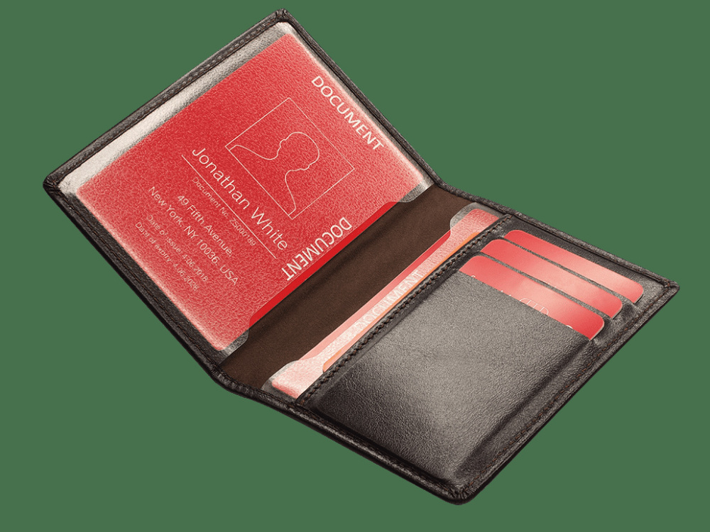 Logo trade corporate gifts image of: Document wallet 889067