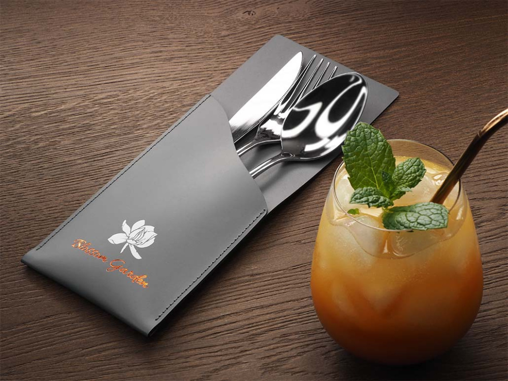 Logo trade business gift photo of: Cutlery case 1598094